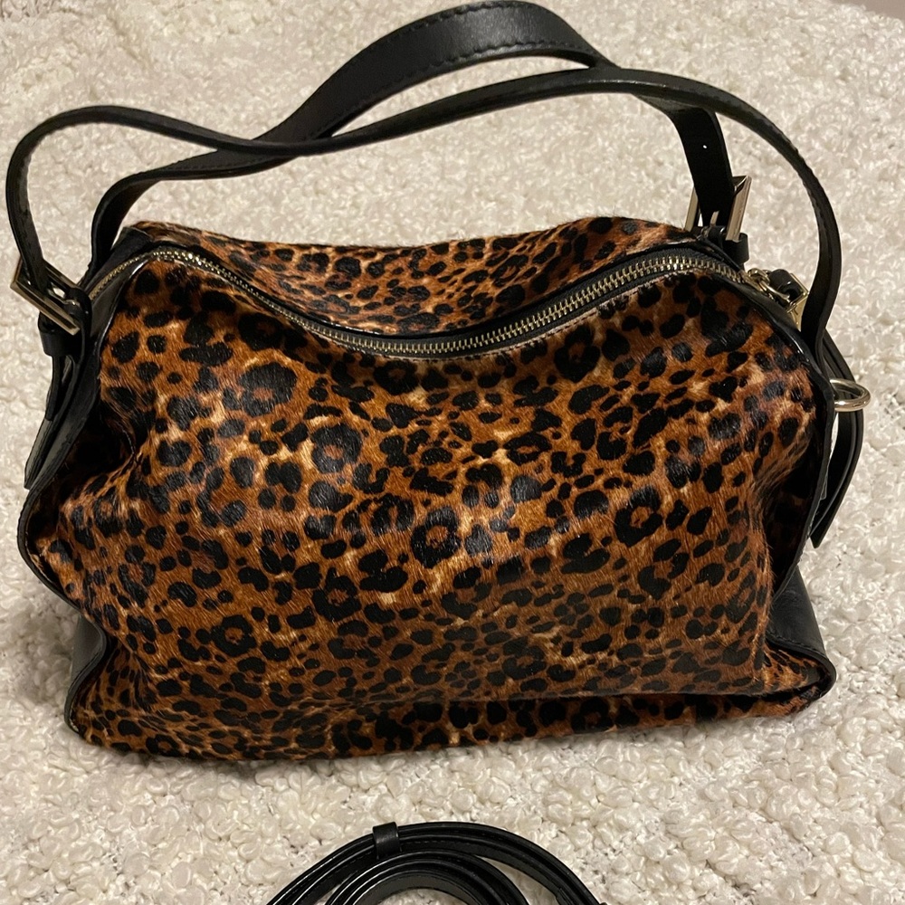 Antonio Melani leather cowhide in leopard print